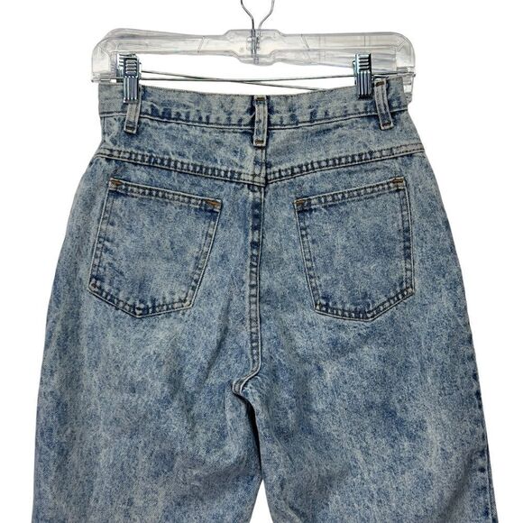 1980's acid wash Dirty Dancing brand bermuda high-waisted shorts 9/10 - Picture 13 of 15